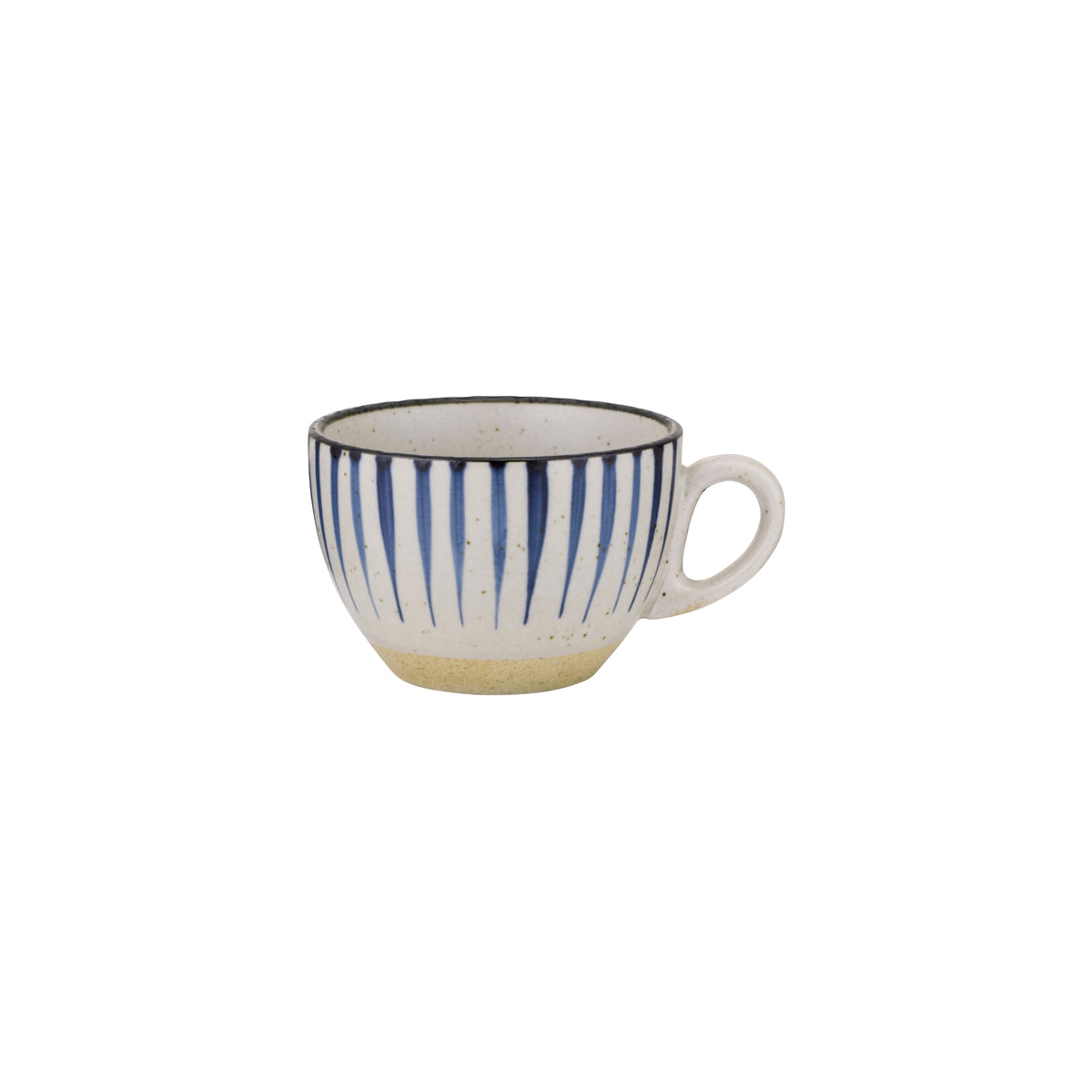 70.BW20030 Brew Pottery Blue Flame Cappuccino Cup 220ml Globe Importers Adelaide Hospitality Supplies