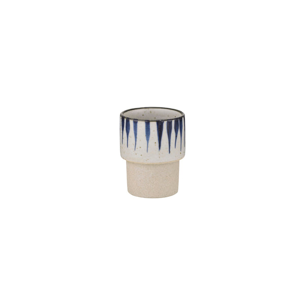 70.BW20055 Brew Pottery Blue Flame Espresso Tumbler 90ml Globe Importers Adelaide Hospitality Supplies
