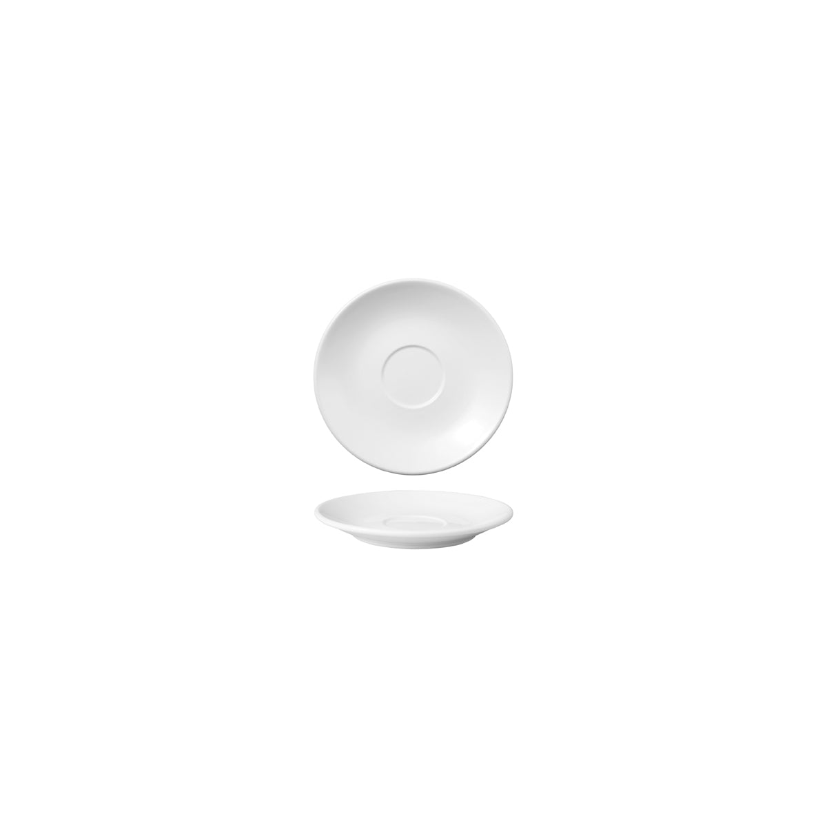 HAG.WBI0051 Maxwell & Williams White Bistro Coffee Saucer 145mm Globe Importers Adelaide Hospitality Supplies