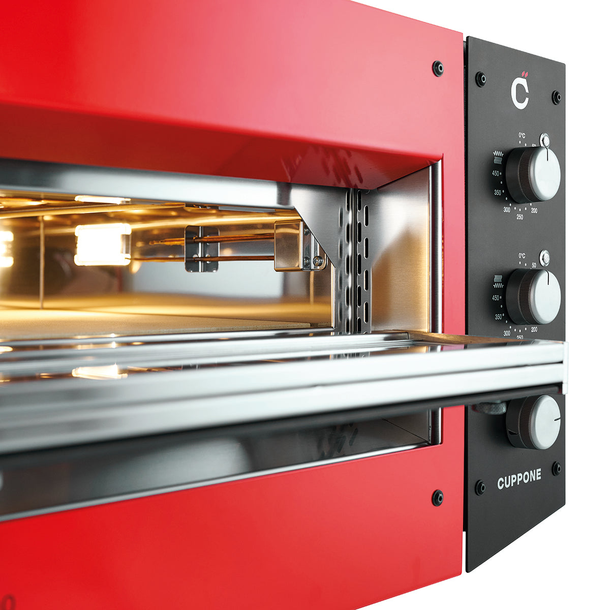 Cuppone HE400 Single Pizza Countertop Oven with Dial Controls
