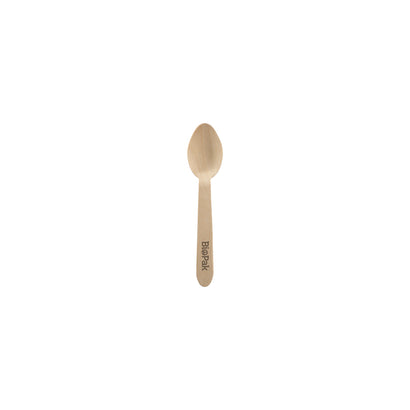 BioPak FSC™ Wooden Teaspoon 100mm (2000/ctn)