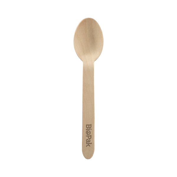BP.HY-16S BioPak FSC Wooden Spoon 160mm Globe Importers Adelaide Hospitality Supplies