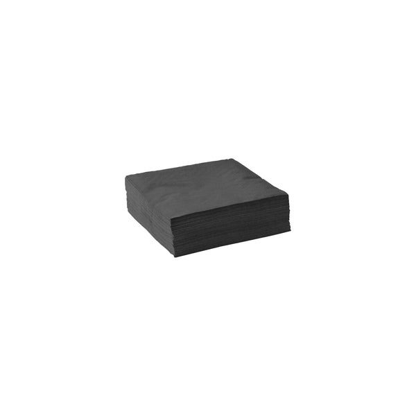BP.L-B/CNCE-B BioPak FSC BioNapkin Cocktail 2-Ply Black Globe Importers Adelaide Hospitality Supplies