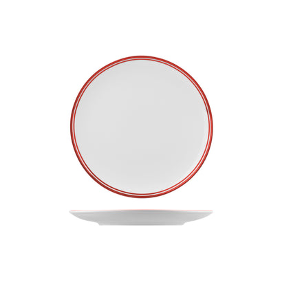 RAK Nano Cru Red Round Coupe Plate 240mm (6/ctn)