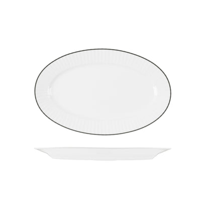 RAK Harriette Oval Platter Wide Rim 320x200mm (6/ctn)
