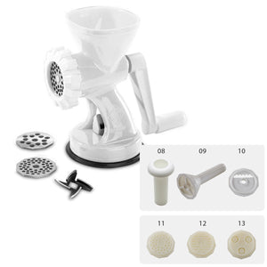 Rigamonti Mincy Multi Function (3 Disc, 3 Pasta Dies, Plunger, Funnel & Biscuit Die)