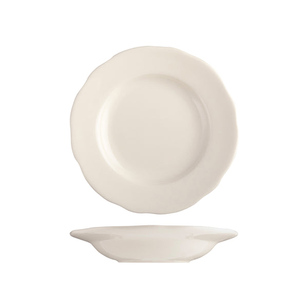 Soup Plate / Bowl with Scalloped Wide Rim 225x46mm / 325ml