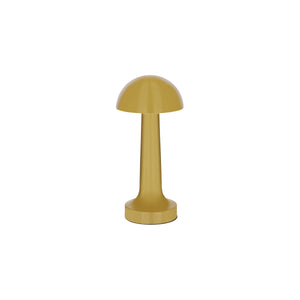 1000120 Tablekraft Ambience Thea Cordless LED Table Lamp Brushed Brass 90x210mm Globe Importers Adelaide Hospitality Supplies