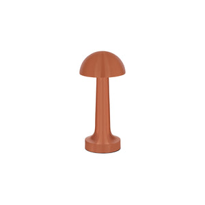 1000121 Tablekraft Ambience Thea Cordless LED Table Lamp Brushed Copper 90x210mm Globe Importers Adelaide Hospitality Supplies