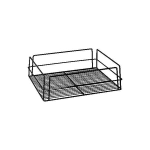 30602-BK Rectangular Glass Basket - Black PVC Coated Globe Importers Adelaide Hospitality Supplies