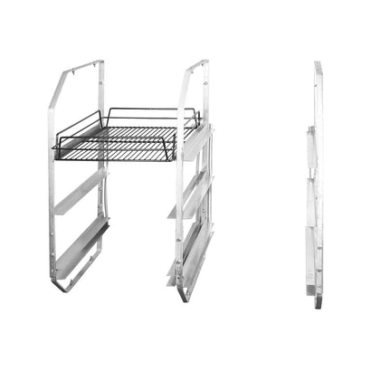 Glass Storage - 3 Tier Under Bar Rack - Left 430 x 750mm (6/ctn)