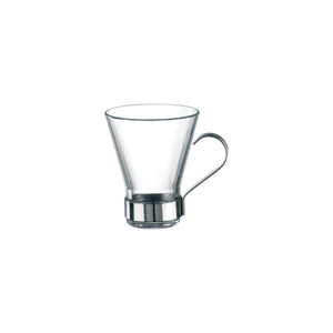 310-250 Bormioli Rocco Ypsilon Espresso with Stainless Steel Handle Globe Importers Adelaide Hospitality Supplies