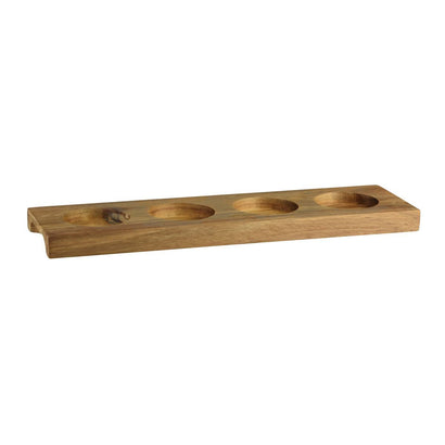 Classicware Wooden Tray 4 Compartment - Wooden Tray 4 Compartment 370x100x22mm