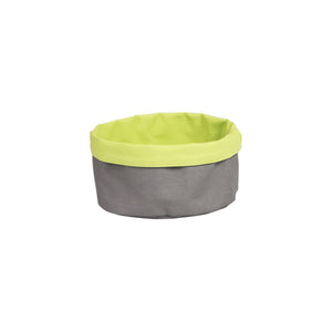 41620-L Round Canvas Bag - Charcoal / Lime Globe Importers Adelaide Hospitality Suppliers