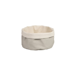 41620 Round Canvas Bag - Grey / Cream Globe Importers Adelaide Hospitality Suppliers