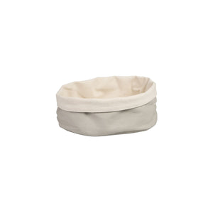 41640 Oval Canvas Bag - Grey / Cream Globe Importers Adelaide Hospitality Suppliers