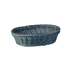 41881-GY Oval Heavy Duty Polypropylene Serving Basket - Grey Globe Importers Adelaide Hospitality Suppliers