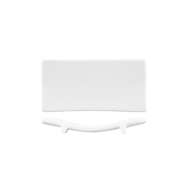 459 Long Fine Classicware Rectangular Footed Wave Plate Globe Importers Adelaide Hospitality Supplies