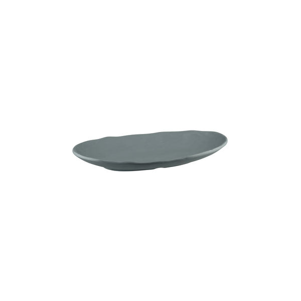 463023-ON Cheforward Endure Weathered Onyx Oval Plate Globe Importers Adelaide Hospitality Supplies