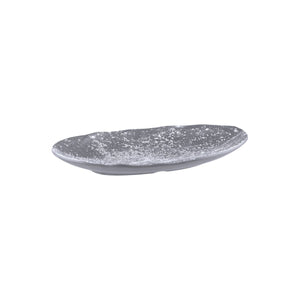 463031-WP Cheforward Endure Weathered Pewter Oval Plate Globe Importers Adelaide Hospitality Supplies