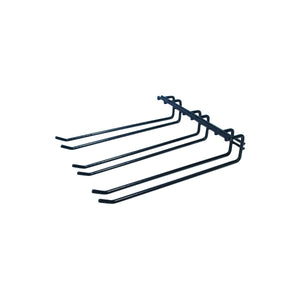 56181 Triple Row Glass Hanger Black PVC Coated Globe Importers Adelaide Hospitality Suppliers