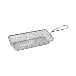 73720 Moda Brooklyn Rectangular Service Basket - Stainless Steel Globe Importers Adelaide Hospitality Suppliers
