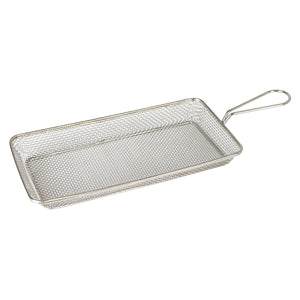 73730 Moda Brooklyn Rectangular Service Basket - Stainless Steel Globe Importers Adelaide Hospitality Suppliers