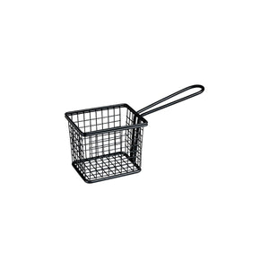 73820-BK Moda Soho Rectangular Service Basket - Black Globe Importers Adelaide Hospitality Suppliers