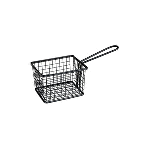 73822-BK Moda Soho Rectangular Service Basket - Black Globe Importers Adelaide Hospitality Suppliers