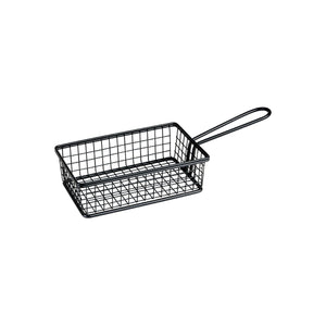 73826-BK Moda Soho Rectangular Service Basket - Black Globe Importers Adelaide Hospitality Suppliers