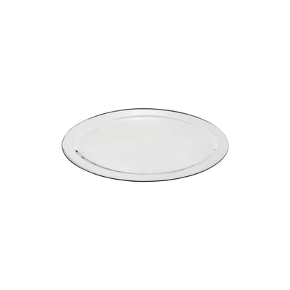Serving Trays - Oval Platter - Heavy Duty 18/8 Stainless Steel 300mm (1/ctn)