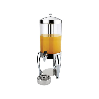 Beverage Dispensers - Imperial Single Juice Dispenser - Cast Alloy Legs, Acrylic Body 215x600mm / 8lt