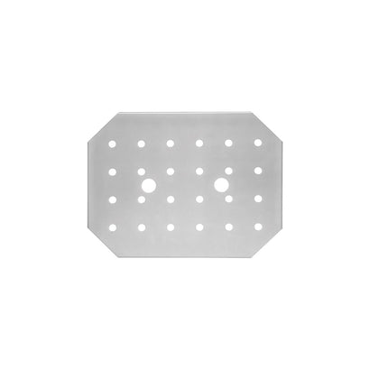 Anti-Jam Steam Pan Drain Plate - Drain Plate 1/1 Size 425x222mm