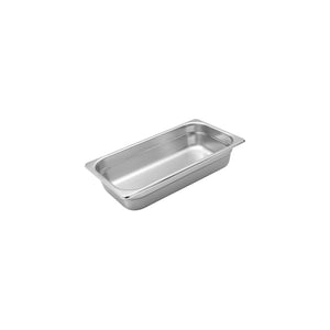 885302 1/3 Size Anti-Jam Steam Pan Stainless Steel 2.5Ltr Globe Importers Adelaide Hospitality Supplies