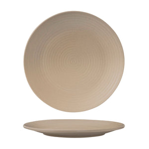 SAND ROUND RIBBED PLATE
