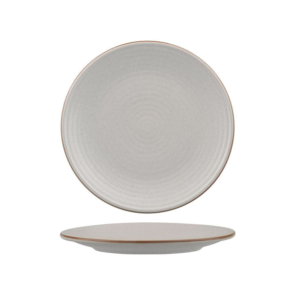 MINERAL ROUND RIBBED PLATE