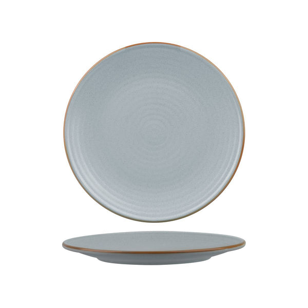 BLUESTONE ROUND RIBBED PLATE