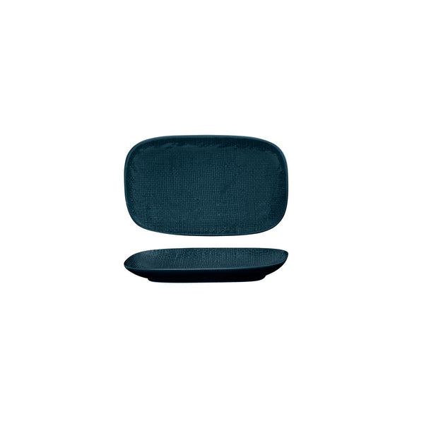 94521-BL Luzerne Linen Navy Blue Oblong Plate Globe Importers Adelaide Hospitality Supplies
