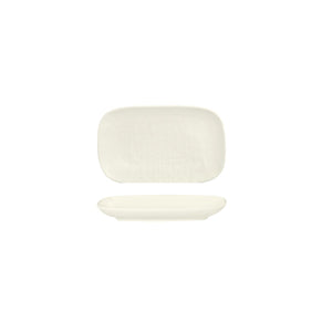 94521-W Luzerne Linen White Oblong Plate Globe Importers Adelaide Hospitality Supplies
