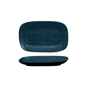 94523-BL Luzerne Linen Navy Blue Oblong Plate Globe Importers Adelaide Hospitality Supplies