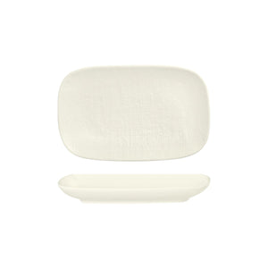 94523-W Luzerne Linen White Oblong Plate Globe Importers Adelaide Hospitality Supplies
