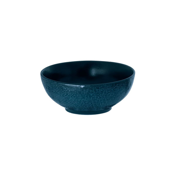 94562-BL Luzerne Linen Navy Blue Round Bowl Globe Importers Adelaide Hospitality Supplies
