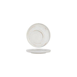 946006 Luzerne Signature Marble Round Plate - Vertical Rim Globe Importers Adelaide Hospitality Supplies