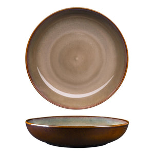 948123 Luzerne Rustic Sama Round Share Bowl Globe Importers Adelaide Hospitality Supplies