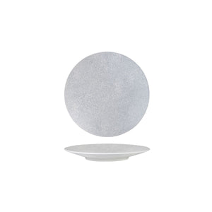94906-GW Luzerne Zen Grey Web Round Coupe Plate Globe Importers Adelaide Hospitality Supplies
