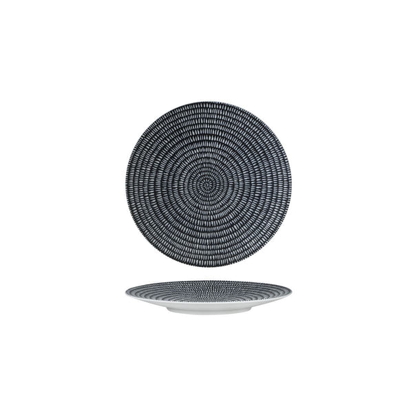 94906-S Luzerne Zen Storm Round Coupe Plate Globe Importers Adelaide Hospitality Supplies