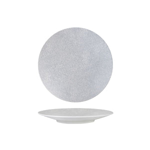 94908-GW Luzerne Zen Grey Web Round Coupe Plate Globe Importers Adelaide Hospitality Supplies