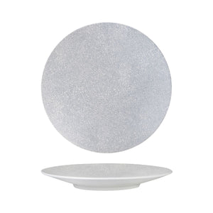 94911-GW Luzerne Zen Grey Web Round Coupe Plate Globe Importers Adelaide Hospitality Supplies