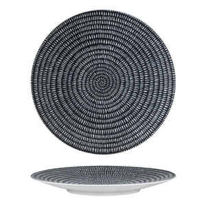 94912-S Luzerne Zen Storm Round Coupe Plate Globe Importers Adelaide Hospitality Supplies