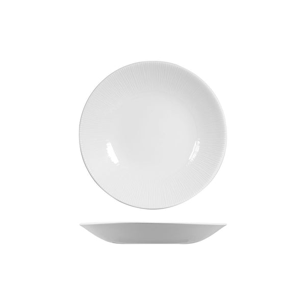 9931822 Churchill Bamboo Deep Coupe Plate Globe Importers Adelaide Hospitality Supplies